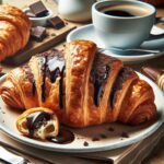 croissant senza glutine al cioccolato per colazioni golose