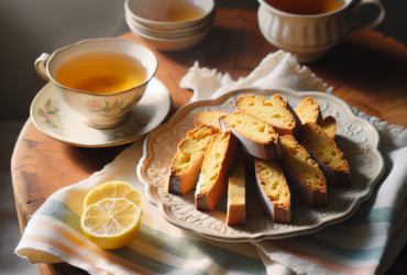 biscotti senza glutine al limone per tè pomeridiani