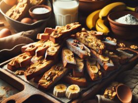 biscotti senza glutine alla banana e noci per snack nutrienti