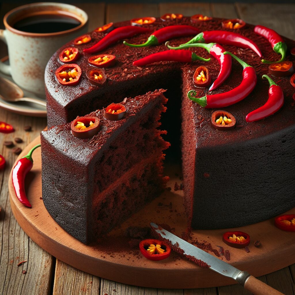 torta senza glutine al cioccolato e peperoncino per sapori intensi