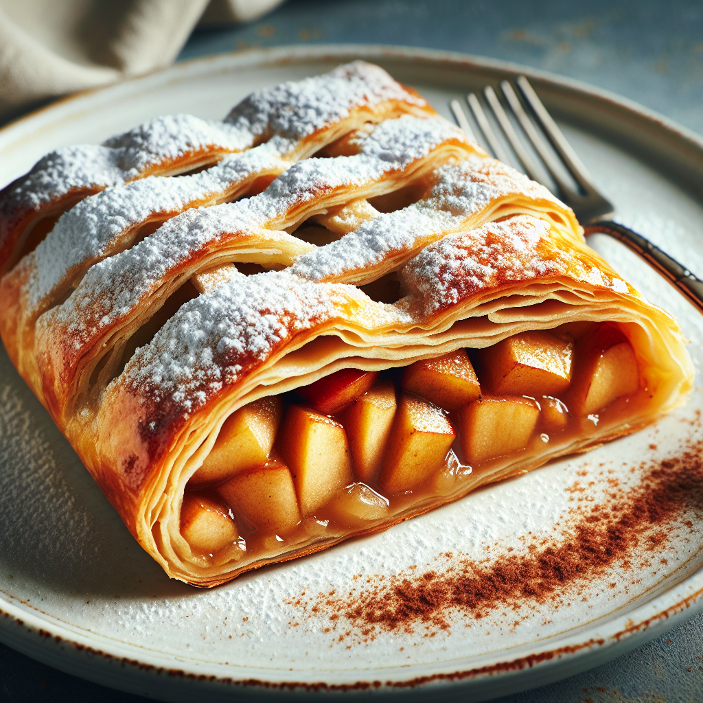 strudel senza glutine di mele per merende austriache