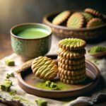 biscotti senza glutine al tè matcha per merende originali