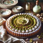 torta senza glutine al pistacchio e cioccolato bianco per occasioni speciali