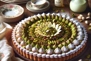 torta senza glutine al pistacchio e cioccolato bianco per occasioni speciali