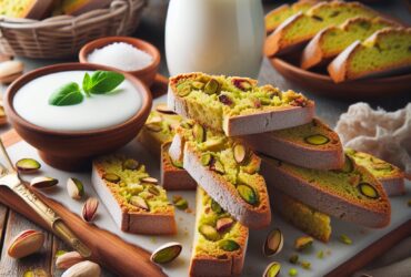 biscotti senza glutine al pistacchio per dolci siciliani