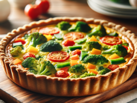 quiche senza glutine con verdure per pranzi leggeri