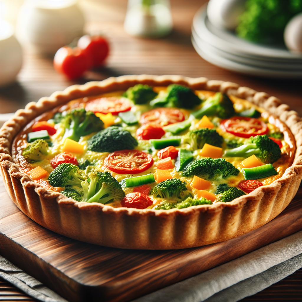 quiche senza glutine con verdure per pranzi leggeri