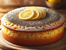 torta senza glutine al limone e semi di chia per dolci salutari