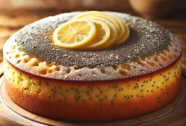 torta senza glutine al limone e semi di chia per dolci salutari
