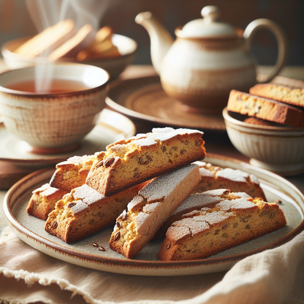 biscotti senza glutine con farina di quinoa per il tè