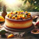 torta senza glutine ai frutti tropicali per dessert estivi