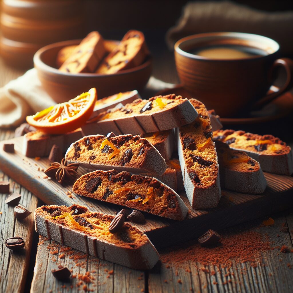 biscotti senza glutine al cacao e arancia per merende aromatiche