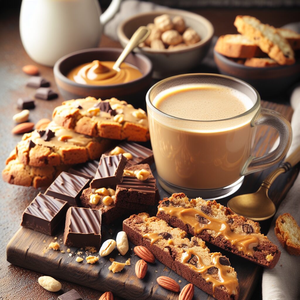 biscotti senza glutine al burro di arachidi e cioccolato per snack energetici