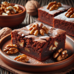 brownies senza glutine alle noci per dolci americani