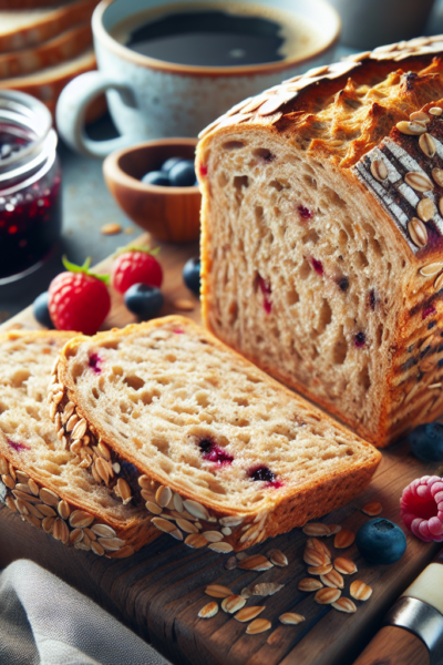 pane senza glutine ai cereali per colazioni nutrienti