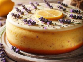 torta senza glutine al limone e lavanda per dolci rilassanti