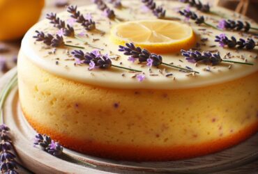 torta senza glutine al limone e lavanda per dolci rilassanti