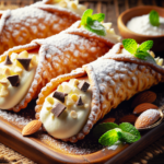 cannoli senza glutine con ricotta per dolci siciliani