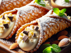 cannoli senza glutine con ricotta per dolci siciliani