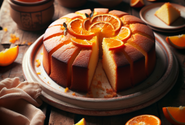 ciambellone senza glutine all'arancia per merende casalinghe