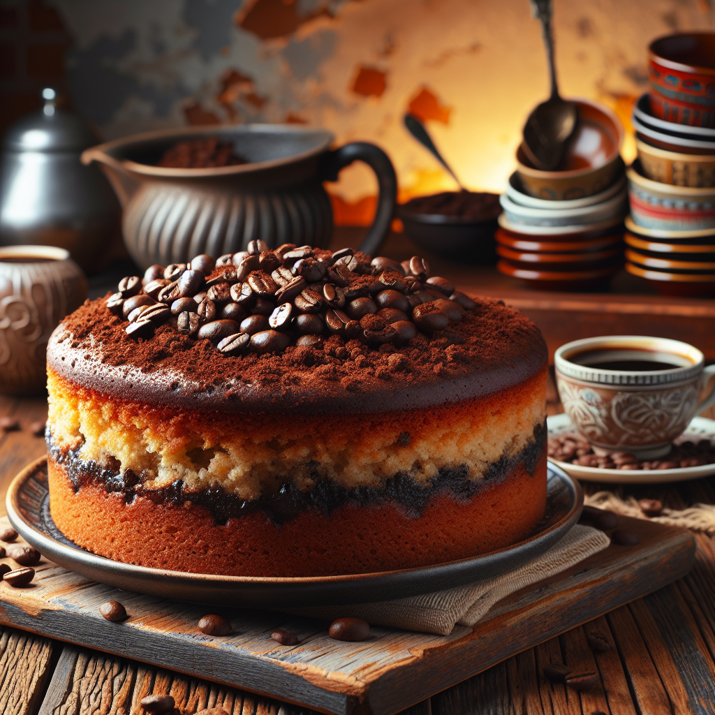 torta senza glutine al caffè per amanti del caffè