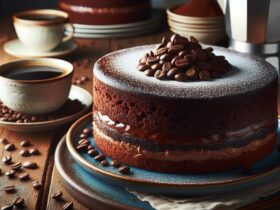 torta senza glutine al cioccolato e caffè per amanti del caffè