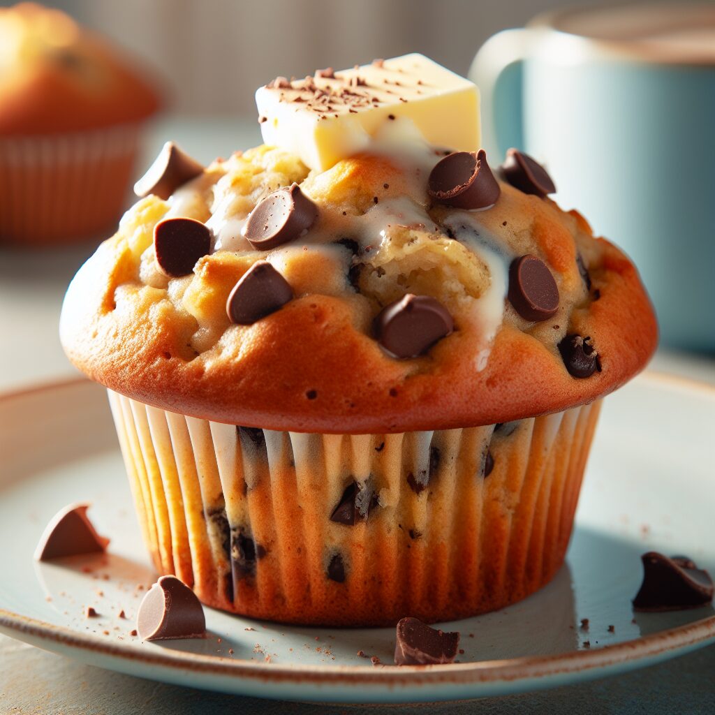 muffin senza glutine alla banana e cioccolato per colazioni rapide