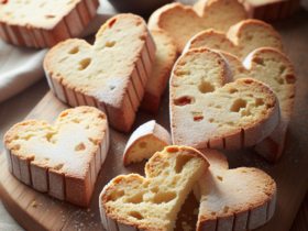 biscotti senza glutine a forma di cuore per San Valentino