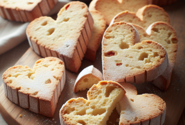 biscotti senza glutine a forma di cuore per San Valentino
