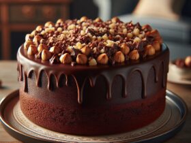 torta senza glutine alla nocciola e cioccolato per dolci intensi