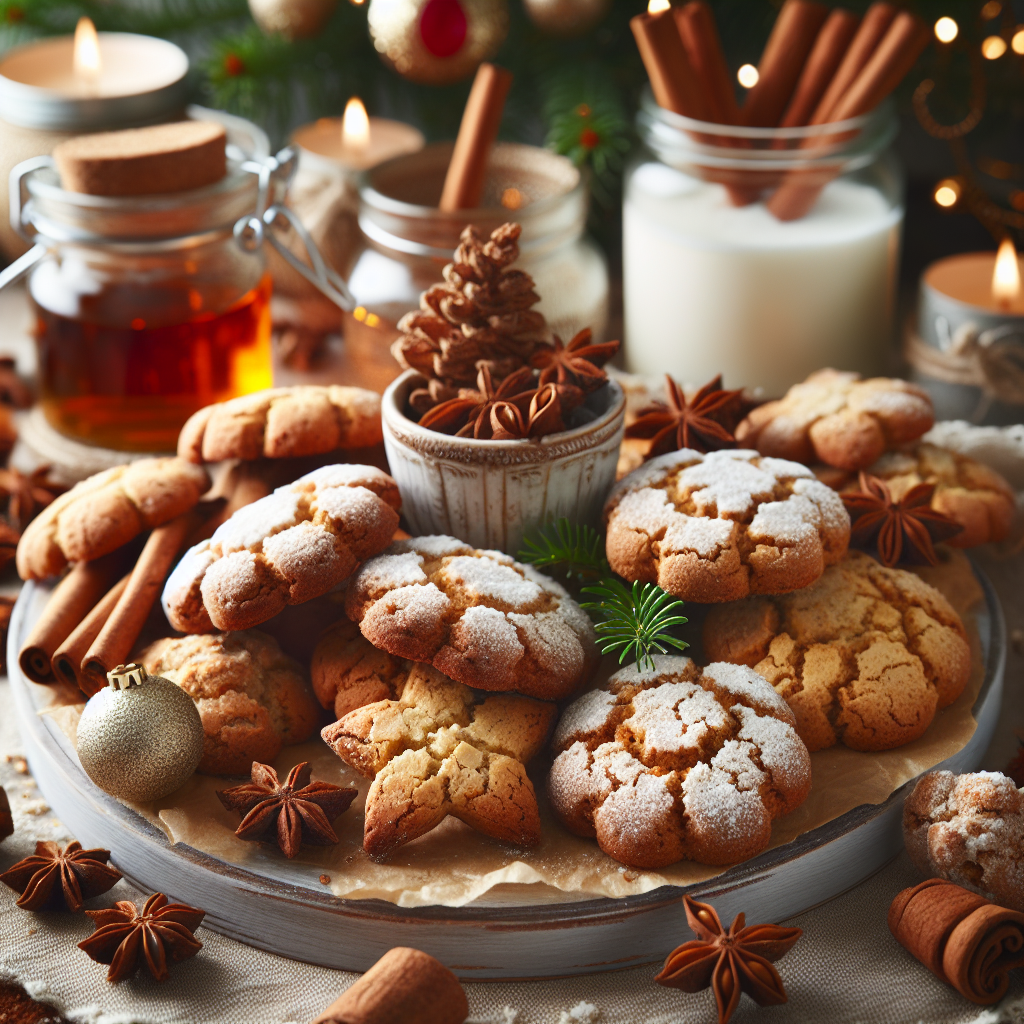 biscotti senza glutine speziati per dolci natalizi