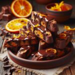 biscotti senza glutine al cacao e arancia per merende aromatiche