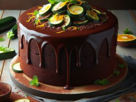 torta senza glutine al cioccolato e zucchine per dolci insoliti