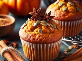 muffin senza glutine alla zucca e spezie per l'autunno