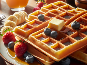 waffles senza glutine per colazioni americane