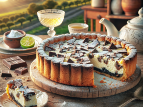 torta senza glutine alla ricotta e cioccolato per dessert siciliani