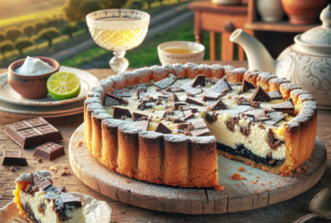 torta senza glutine alla ricotta e cioccolato per dessert siciliani
