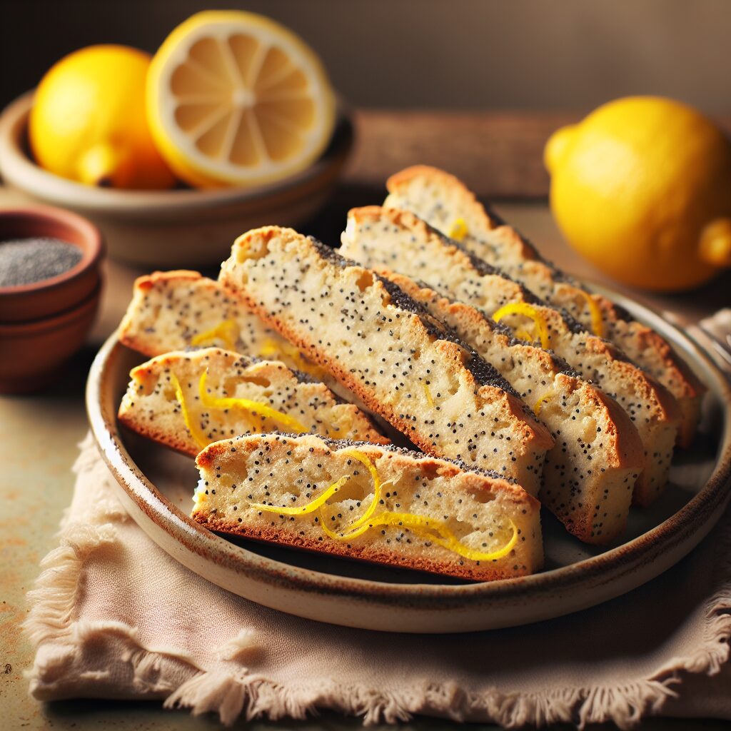 biscotti senza glutine al limone e semi di papavero per merende leggere