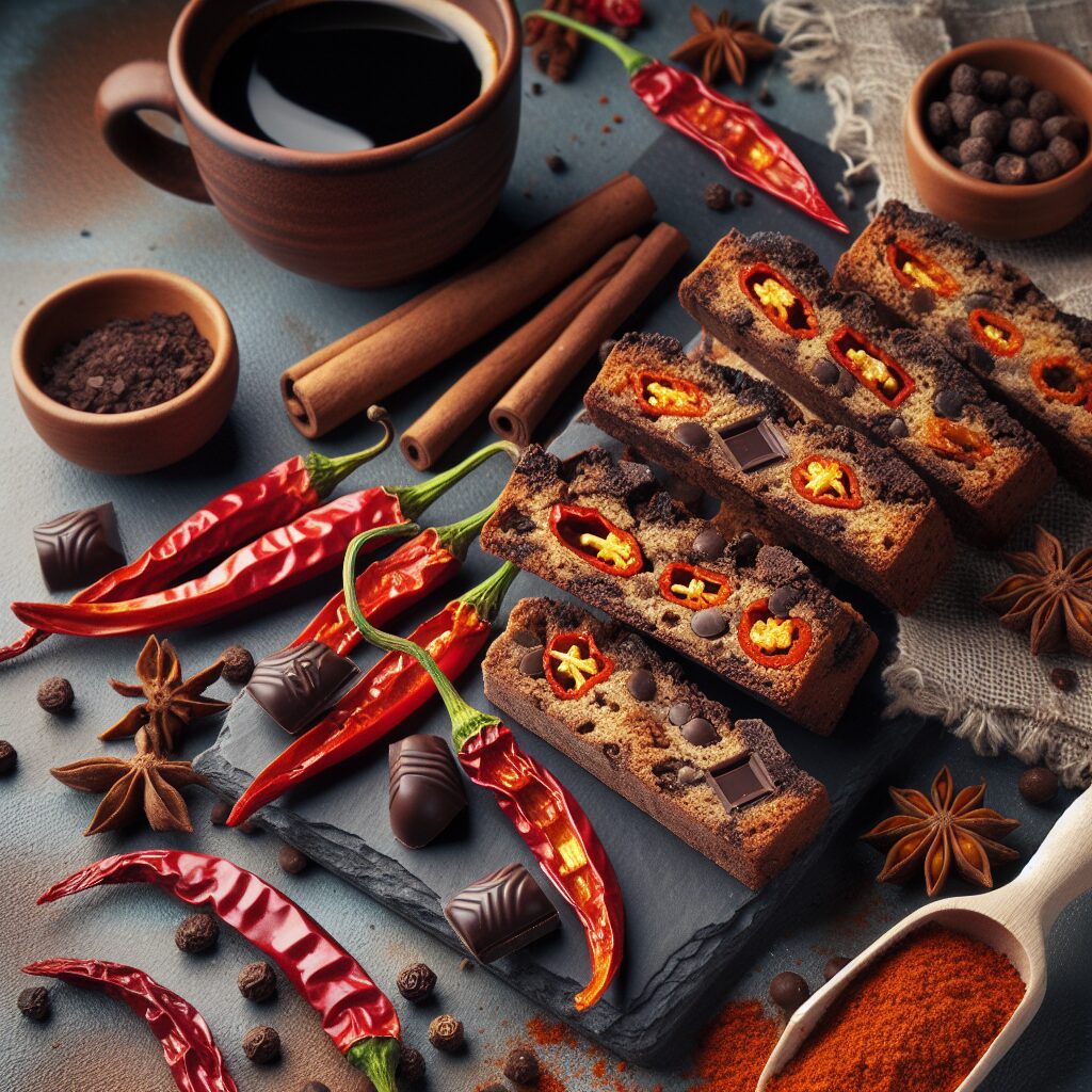 biscotti senza glutine al cioccolato e peperoncino per dolci piccanti