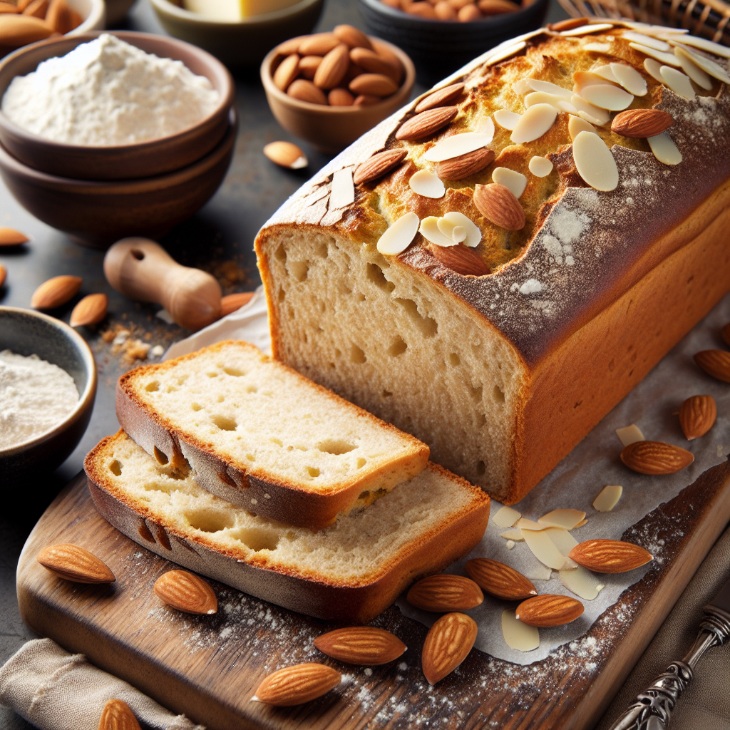 pane fatto in casa senza glutine con farina di mandorle