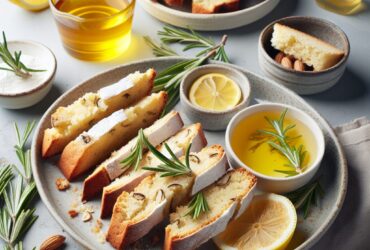 biscotti senza glutine al limone e rosmarino per dolci unici