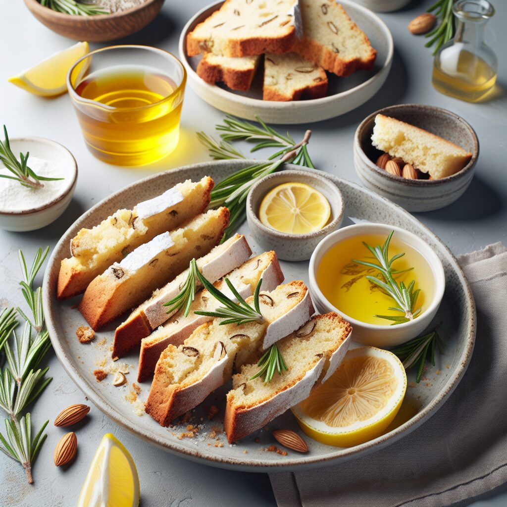 biscotti senza glutine al limone e rosmarino per dolci unici