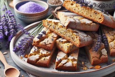 biscotti senza glutine alla lavanda per dolci aromatici