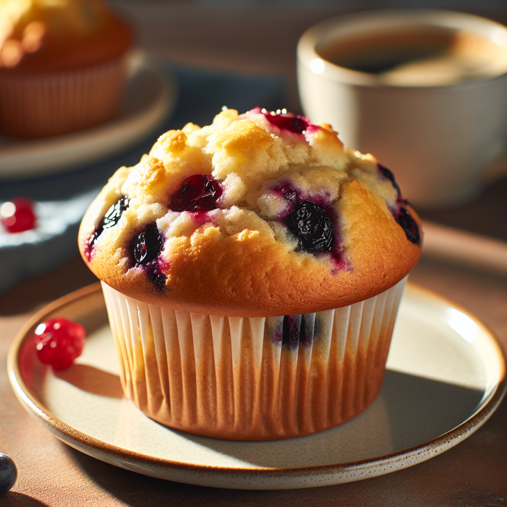 muffin senza glutine ai frutti di bosco per colazioni golose