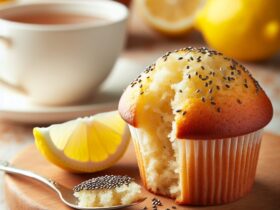 muffin senza glutine al limone e semi di chia per colazioni salutari