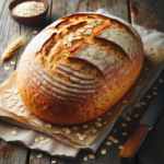 pane fatto in casa senza glutine con farina d'avena