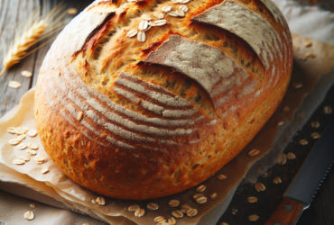 pane fatto in casa senza glutine con farina d'avena