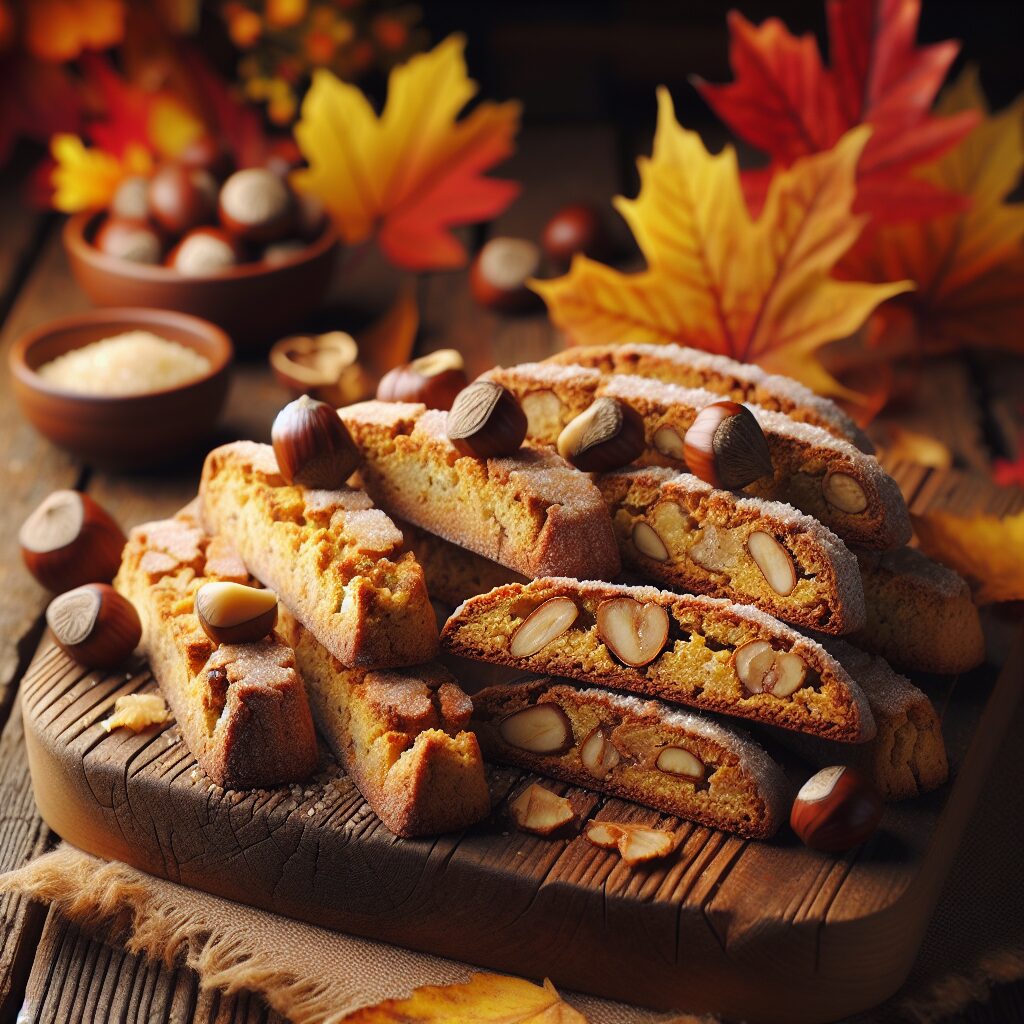 biscotti senza glutine con farina di castagne per dolci autunnali