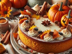 torta senza glutine alla zucca e spezie per dolci autunnali