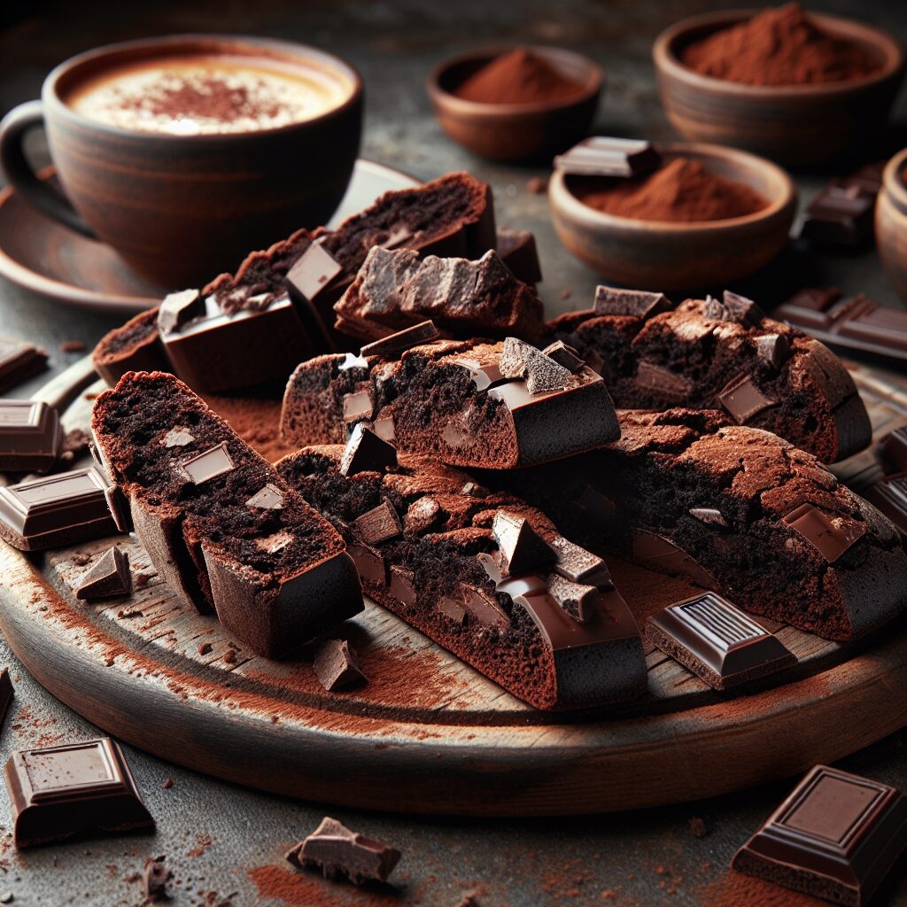 biscotti senza glutine al doppio cioccolato per amanti del cioccolato